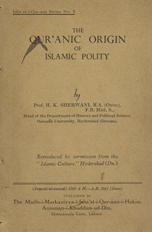 The Qur'anic origin of Islamic Polity